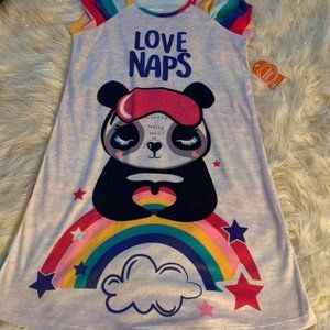 Warner Nation. Girls shirt sleeve sleep Gown size L(10/11)